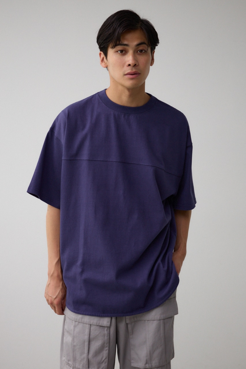 ラウンドヘムビッグTシャツ D/PUR FREE