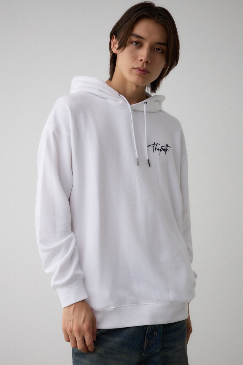 相良刺繍スウェットパーカー WHT FREE