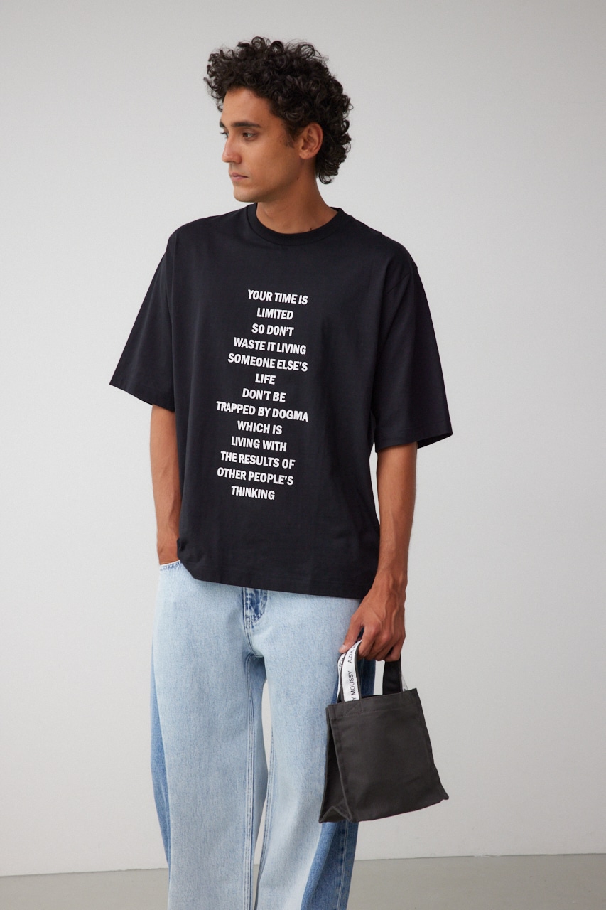 キャンバスロゴテープミニバッグ GRY FREE