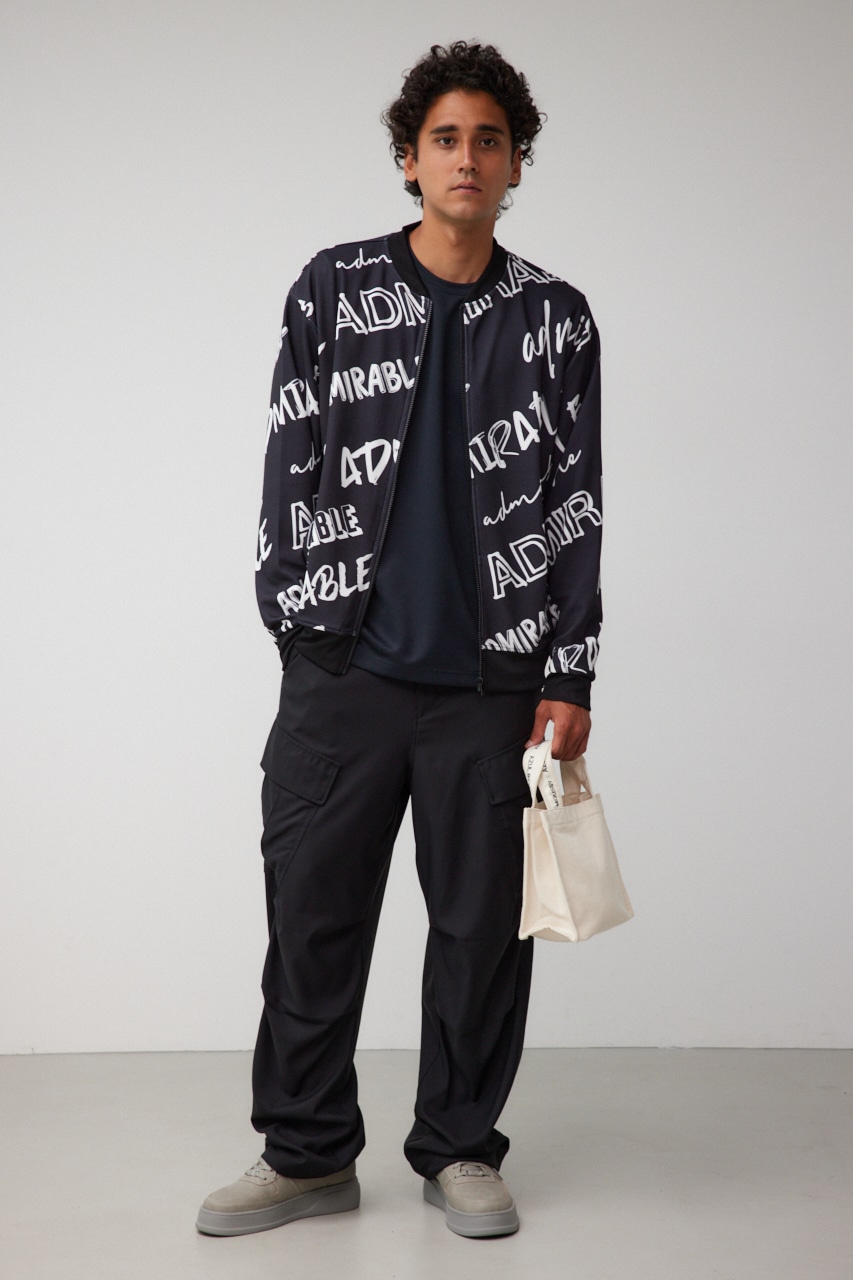 キャンバスロゴテープミニバッグ O/WHT FREE