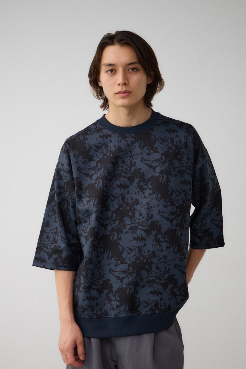 スプラッシュ総柄ビッグトップス 柄BLK FREE