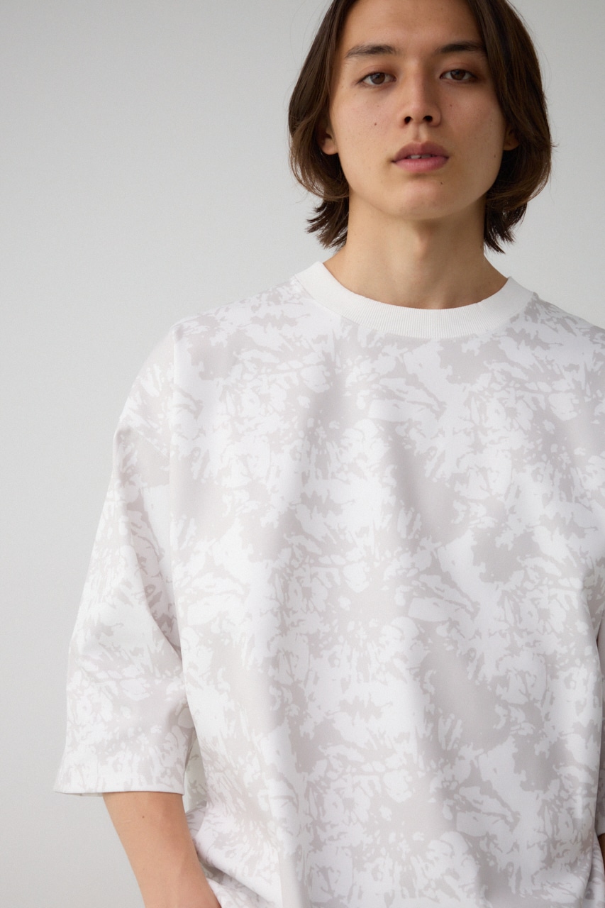 スプラッシュ総柄ビッグトップス 柄WHT FREE