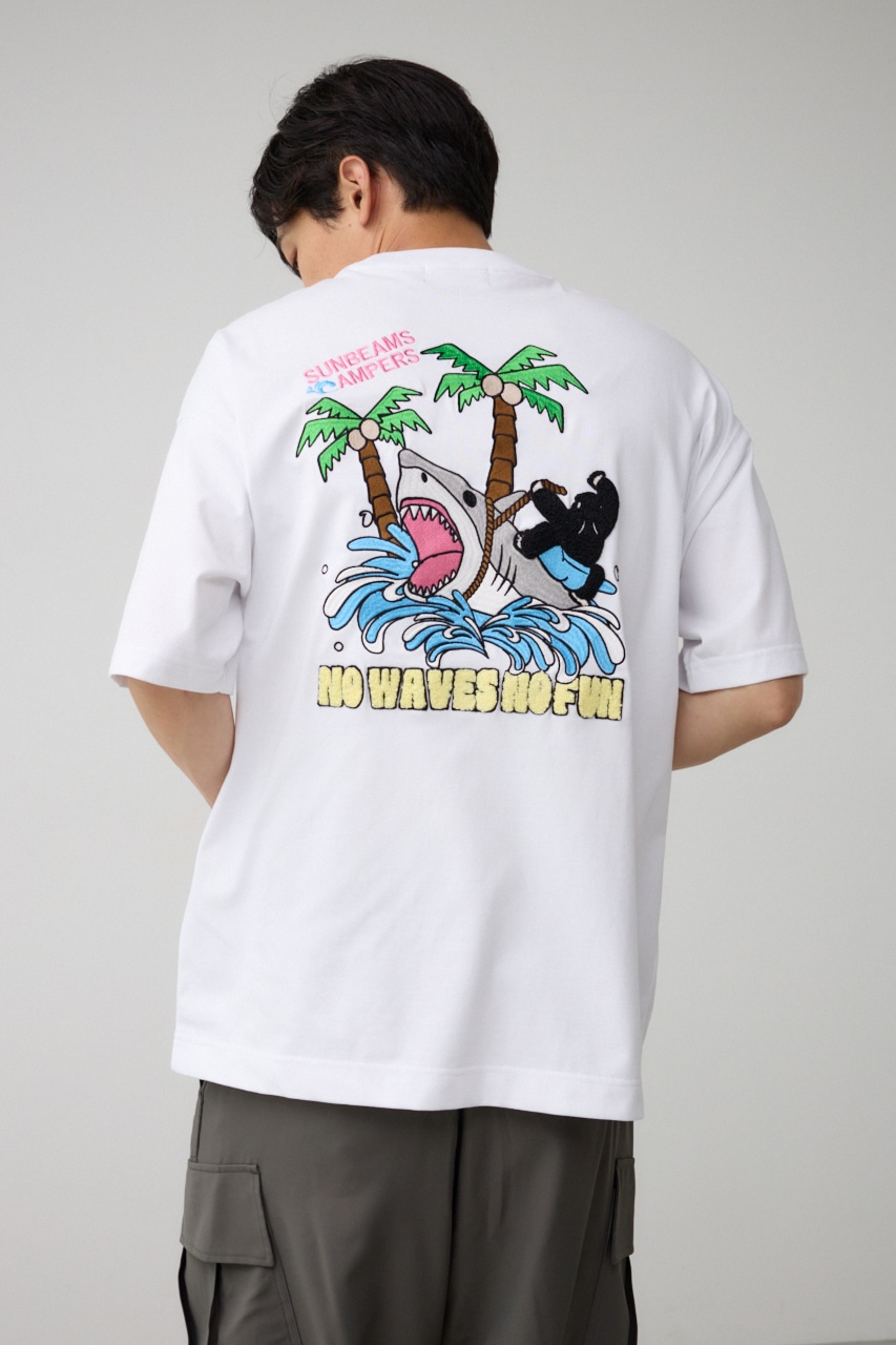 SBC SURF相良刺繍ファンクTシャツ WHT FREE