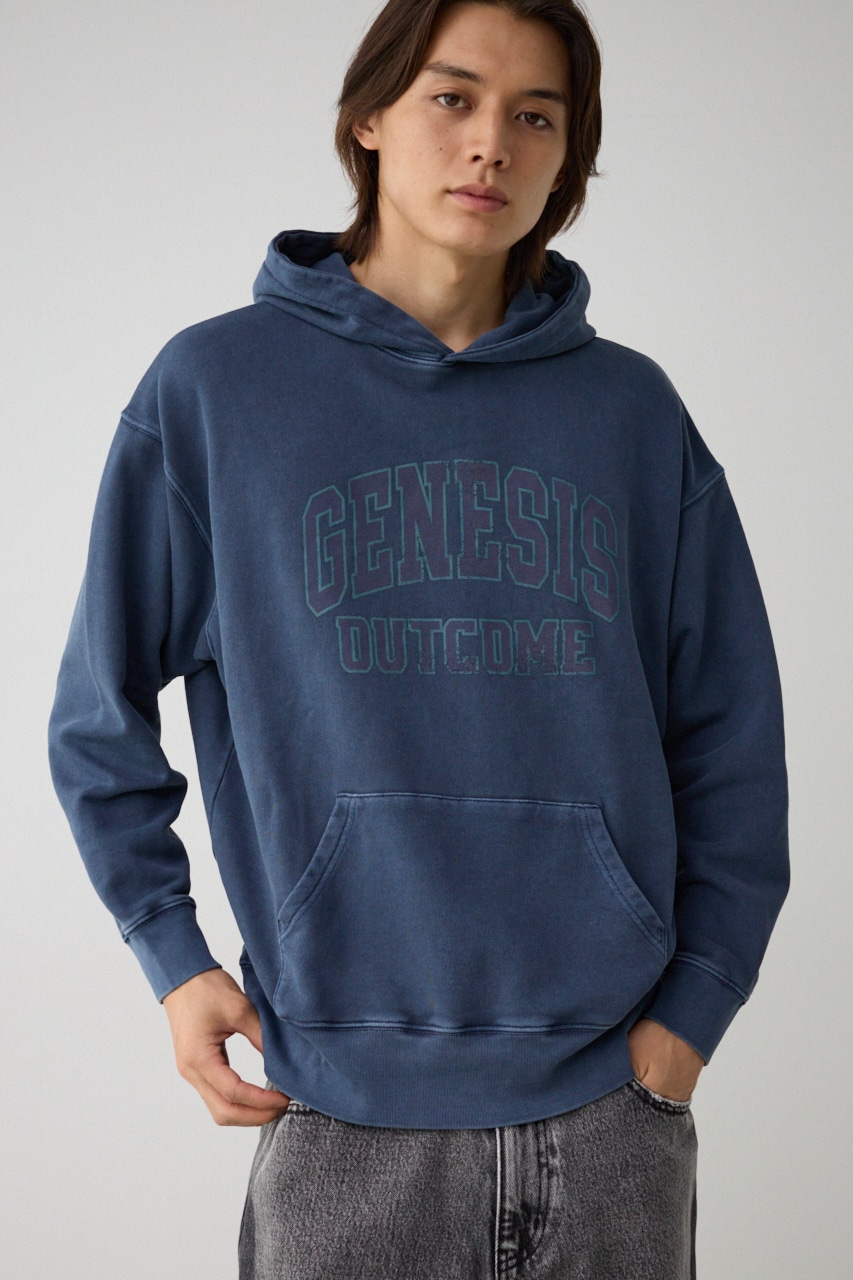 ピグメントフーディースウェット L/NVY FREE