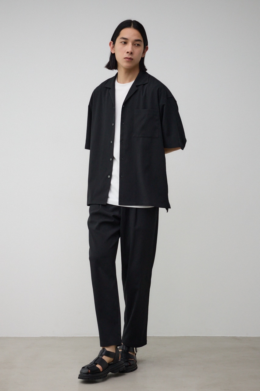 リラックスシルエットパンツ BLK FREE