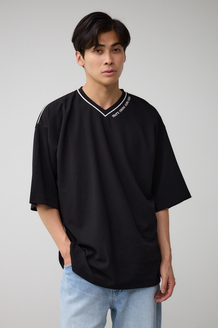 ENFOLD - 【新品未使用】machattリバーバイカラーTシャツ(ブルー) machatt リバーバイカラーTシャツの通販 by a's shop｜ラクマ