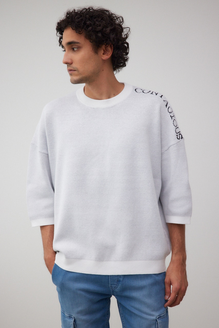 ENTHUSIAM オーバーサイズニット WHT FREE