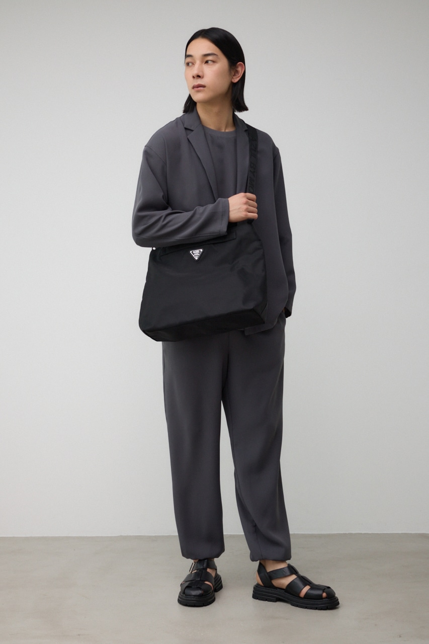 AZUL BY MOUSSY | ロゴプレート高密度ナイロンショルダーバッグ 