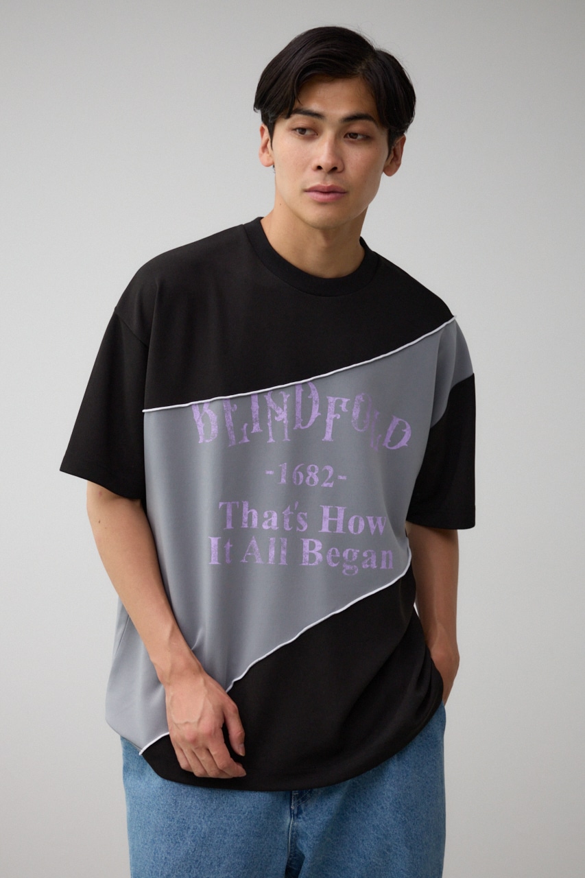 スウィッチンググラフィックT 柄BLK FREE