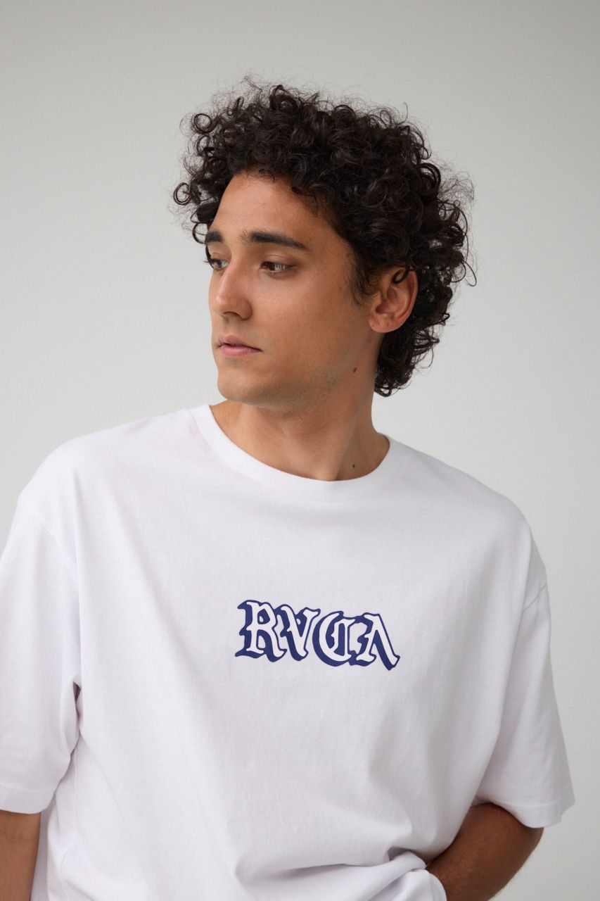 RVCA×AZUL バックフォトT WHT FREE