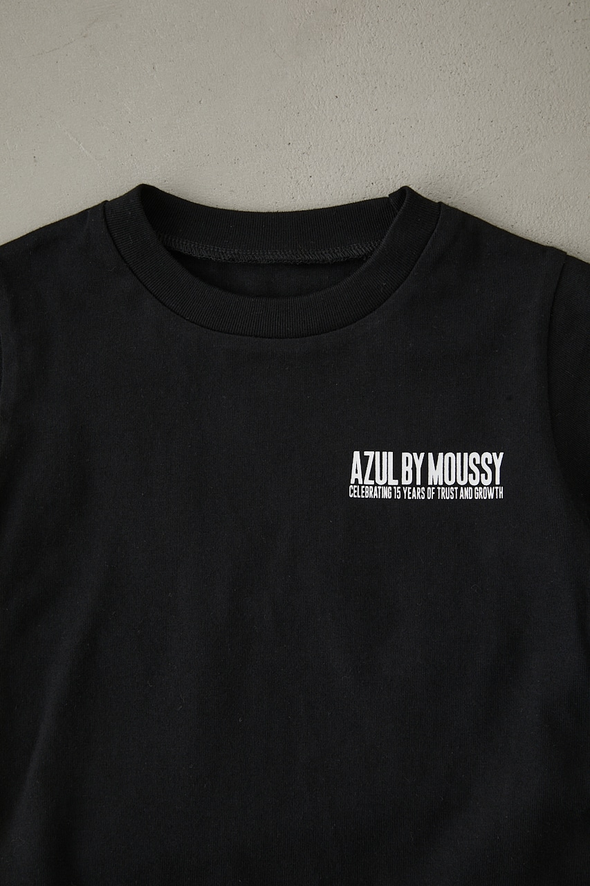 AZUL BY MOUSSY | 15TH LIMITED HALF SLEEVE TEE (トップス ) |SHEL 