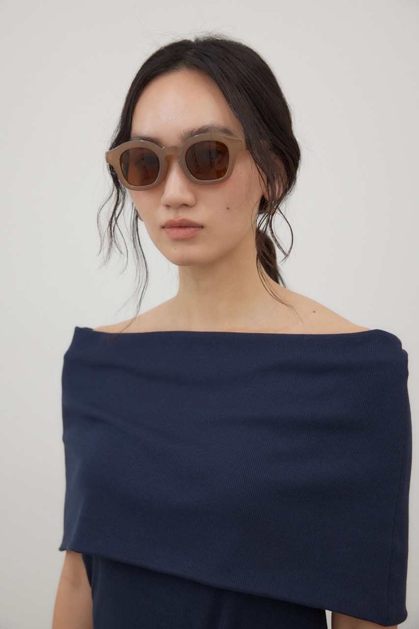 ラウンドサングラス BEG FREE