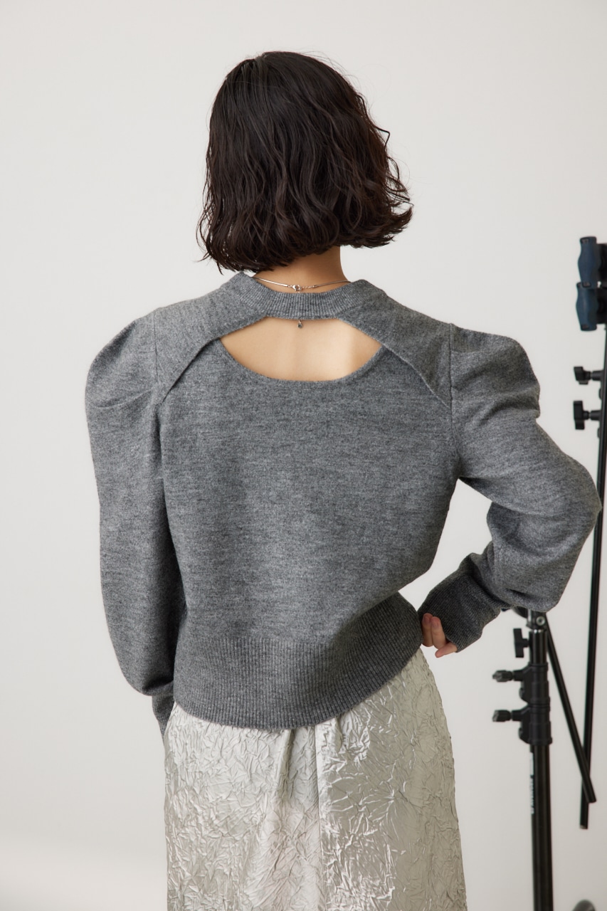 タックスリーブニット GRY FREE