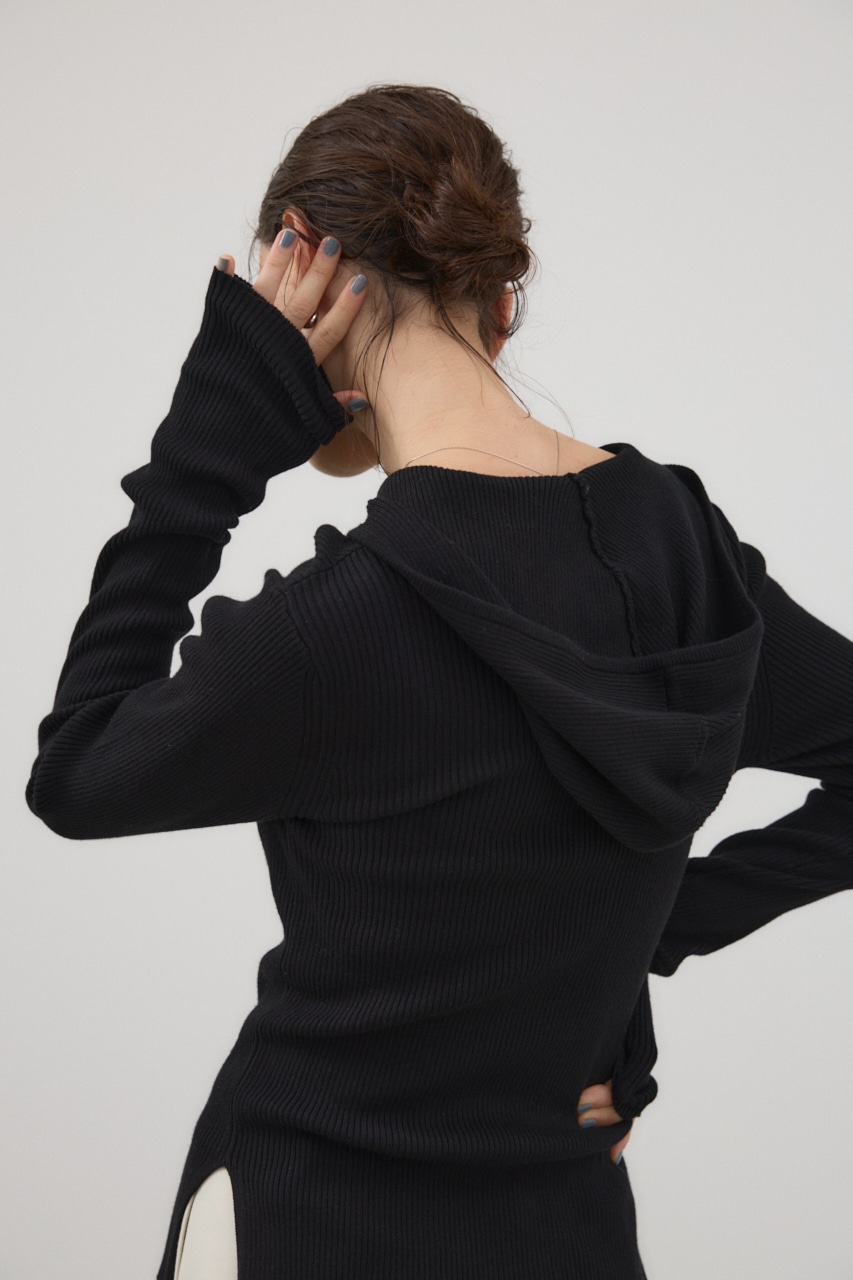 バラクラバニットプルオーバー BLK FREE