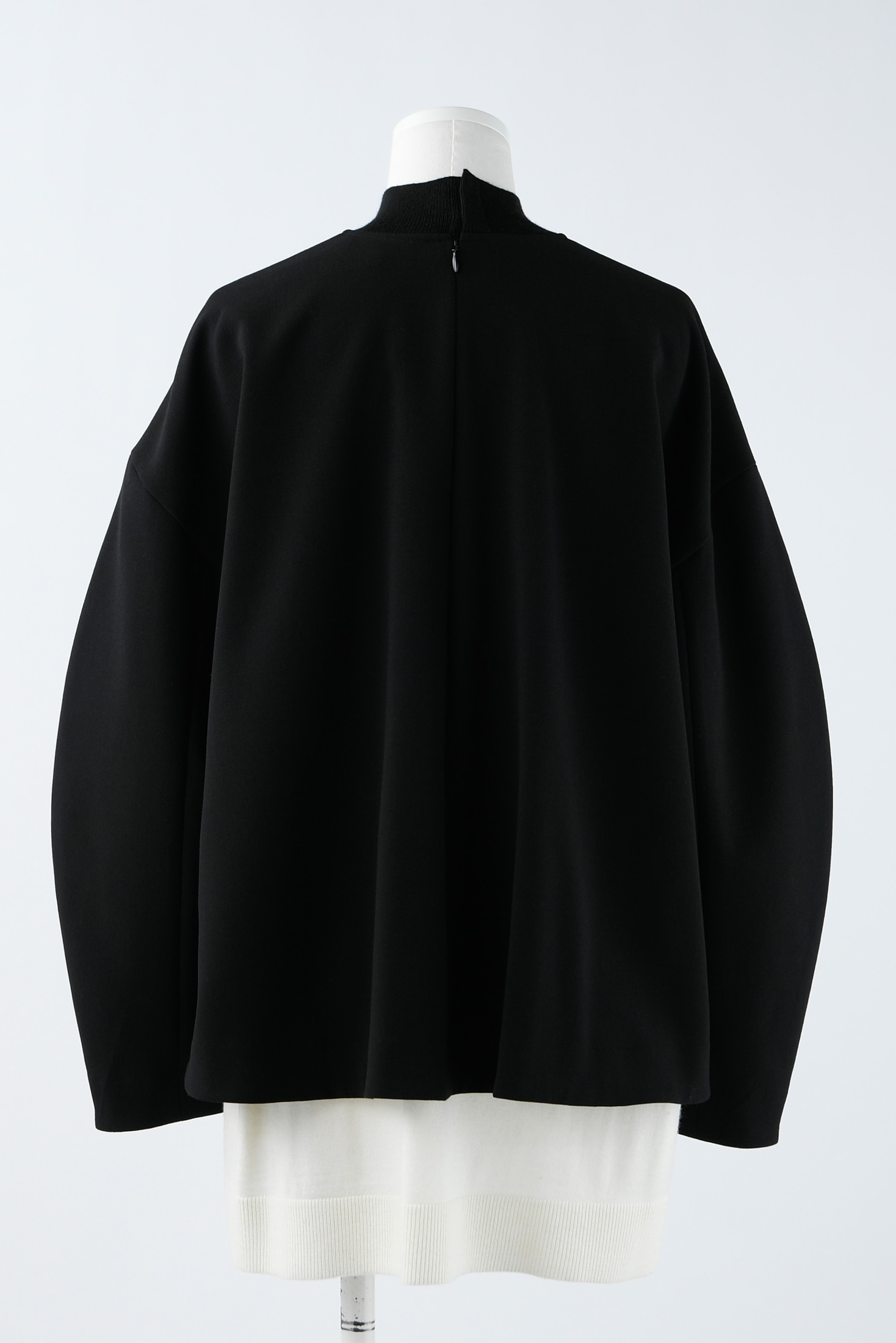 KNIT-LAYERED PULLOVER|38|BLK|SHIRTS AND BLOUSES||ENFÖLD