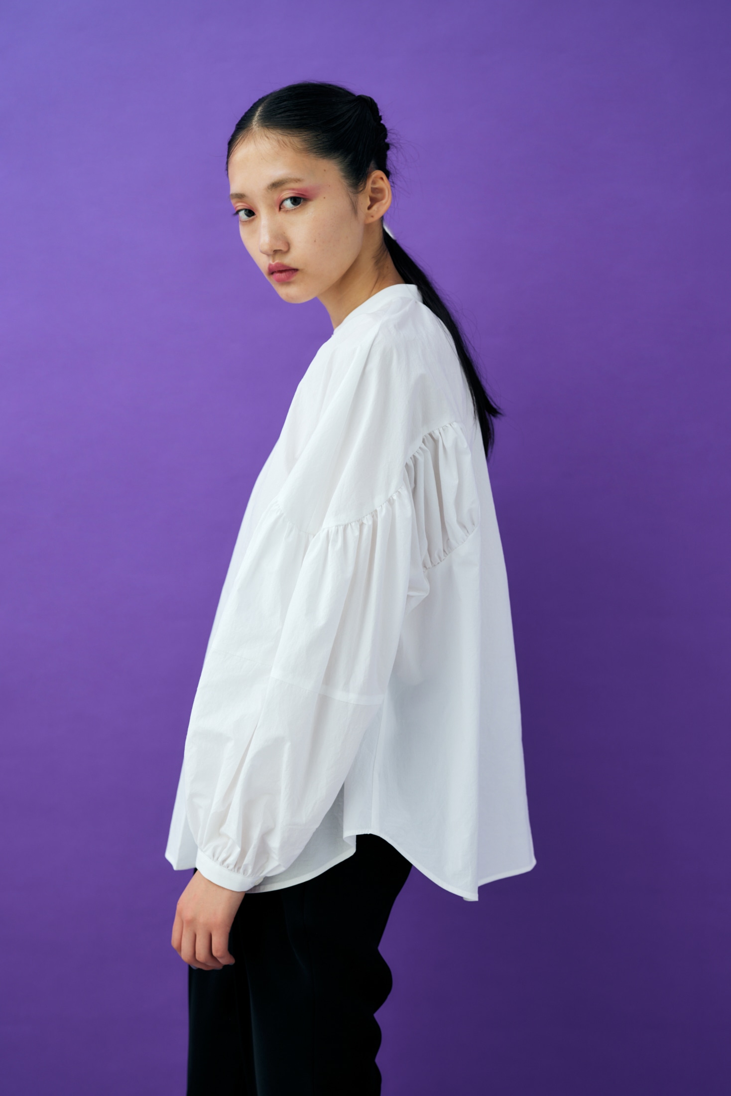 VOLUME ARM BLOUSE|38|WHT|SHIRTS AND BLOUSES||ENFÖLD OFFICIAL