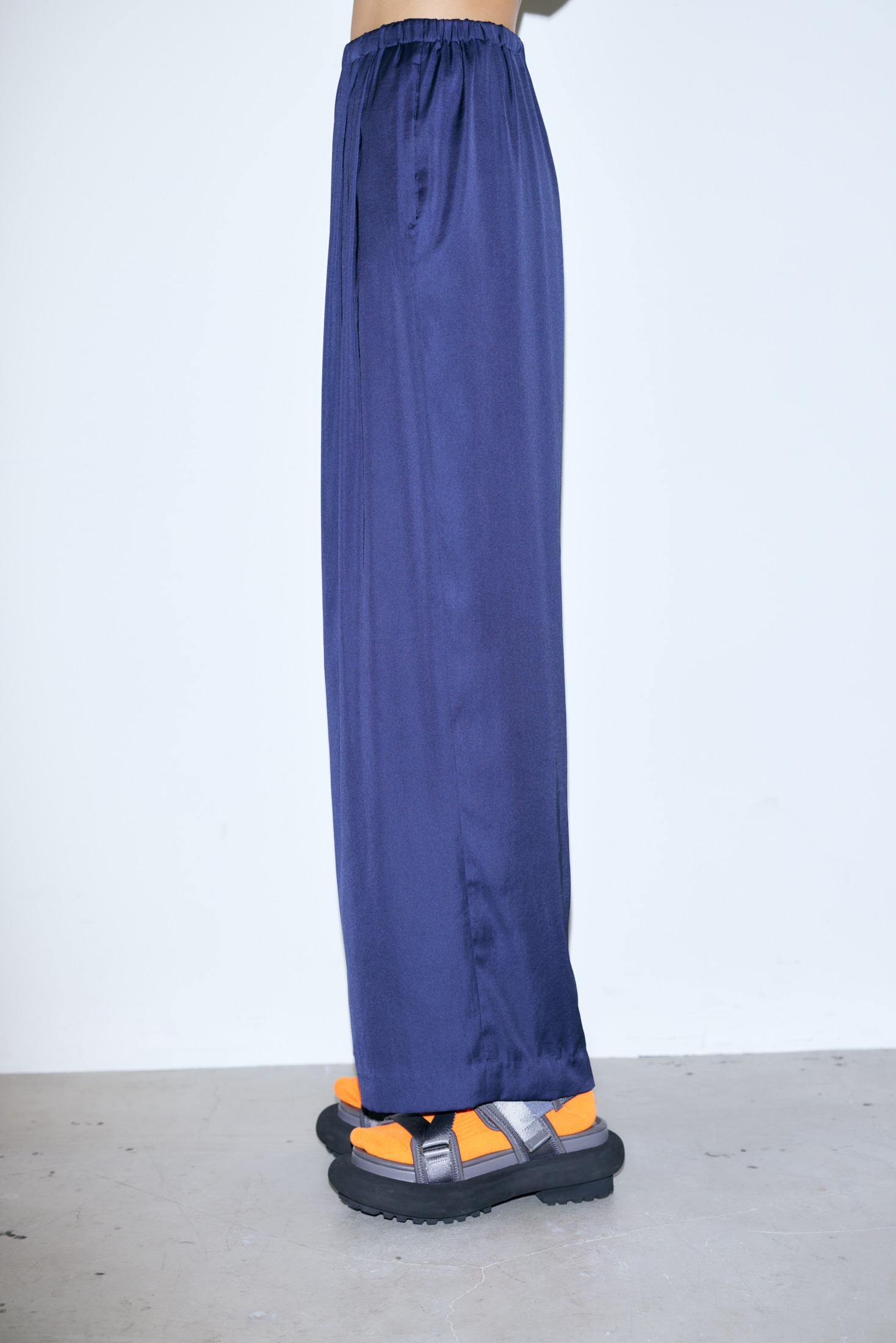 RELAX ELASTIC WIDE-TROUSERS｜34｜NVY｜TROUSERS｜|ENFÖLD OFFICIAL