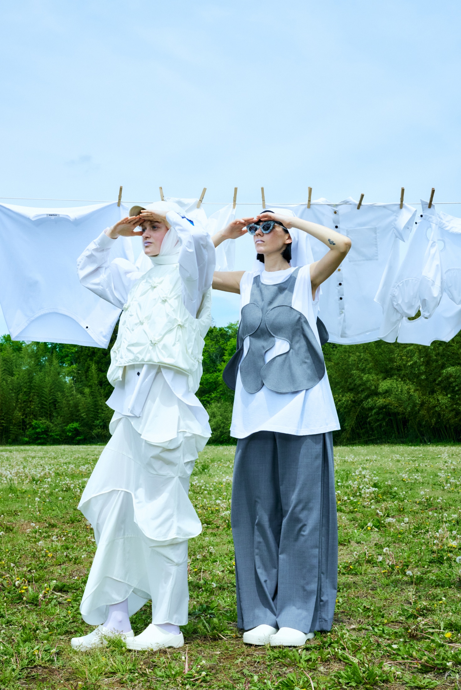 SIDE-TUCK WIDE-PANTS｜36｜D/NVY｜TROUSERS｜|ENFÖLD OFFICIAL ONLINE 