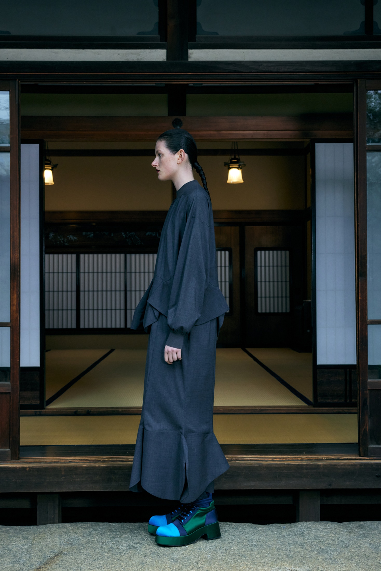 PEPLUM DRESS｜36｜D/NVY｜DRESS｜|ENFÖLD OFFICIAL ONLINE STORE  