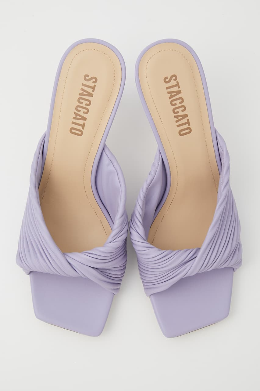 プリーツイストミュール PUR 24.5cm