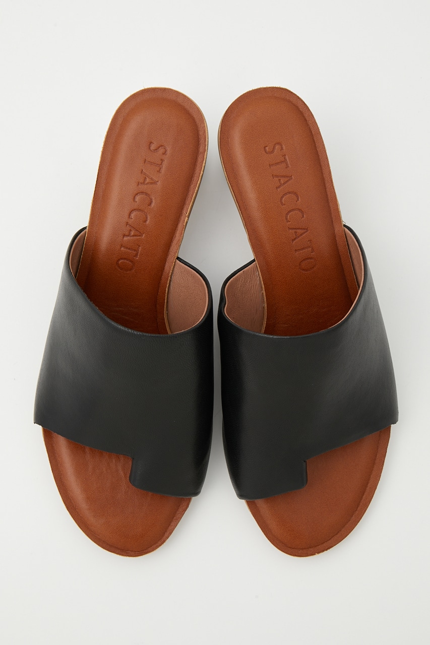 ナチュラセパレートミュール BLK 23.5cm