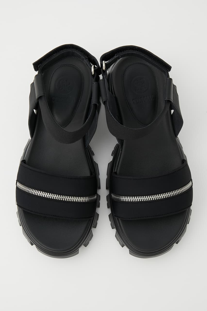 ダイバーラギッドソールサンダル BLK 24.0cm