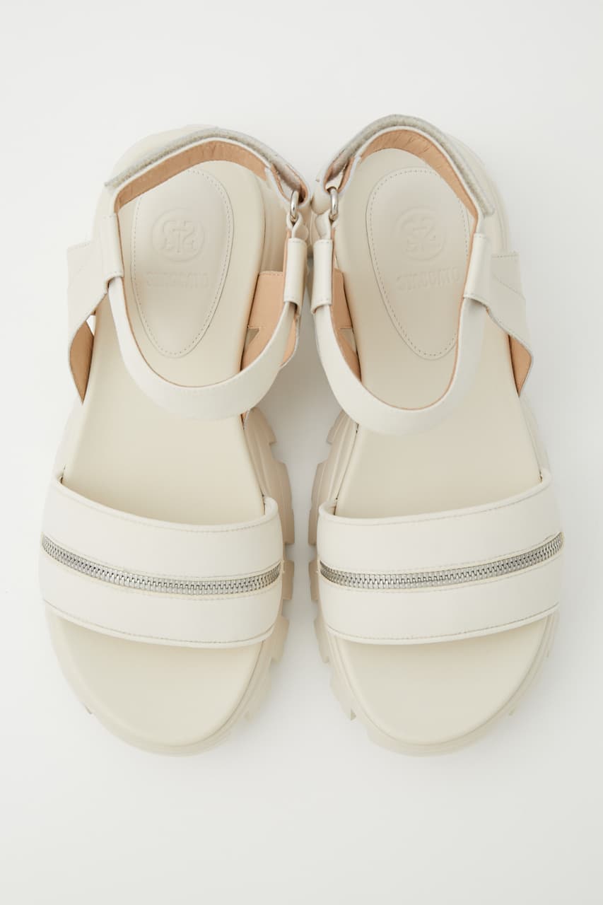 ダイバーラギッドソールサンダル WHT 23.5cm