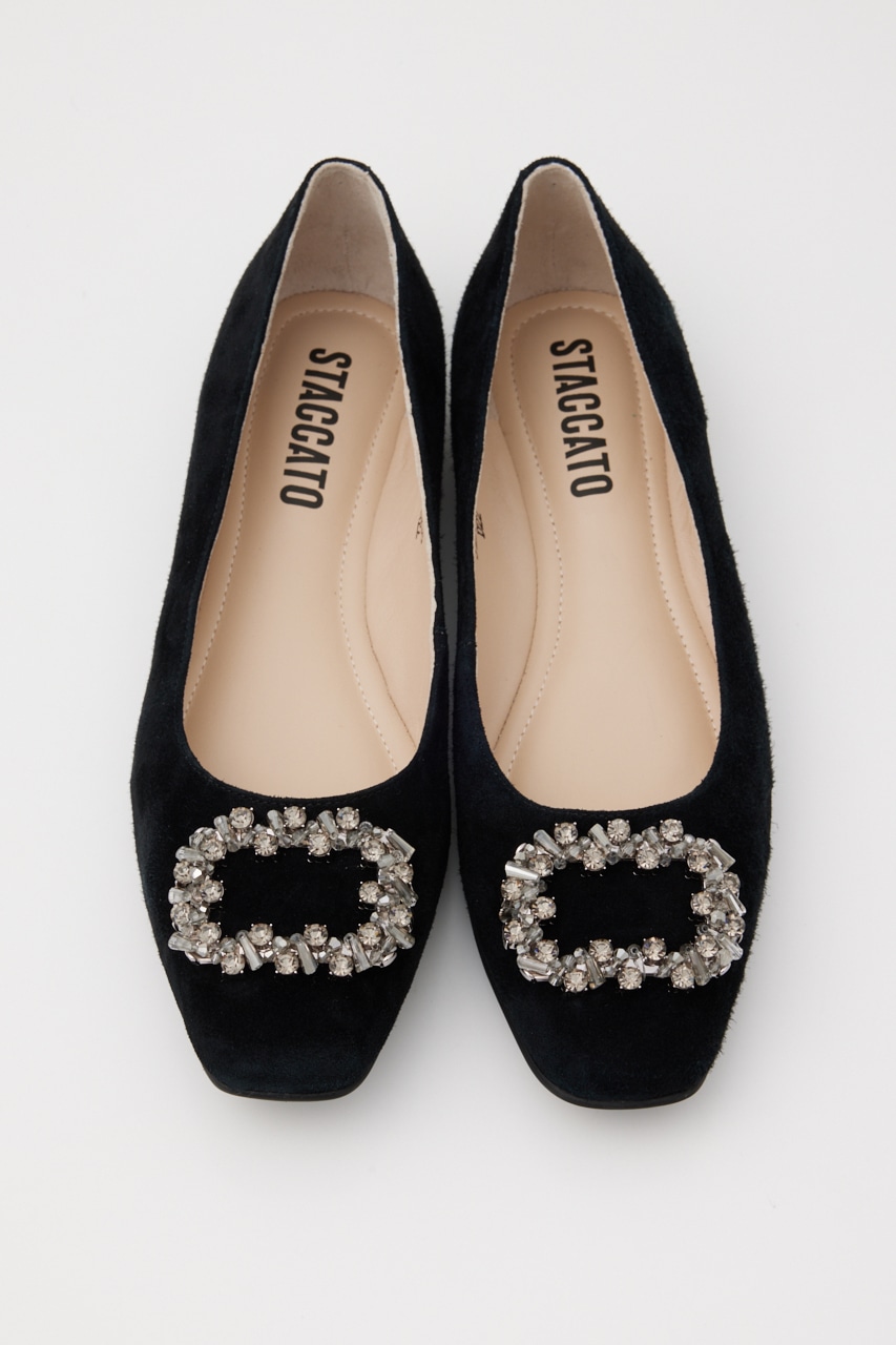 ジュールバックルフラット D/BLK 23.5cm