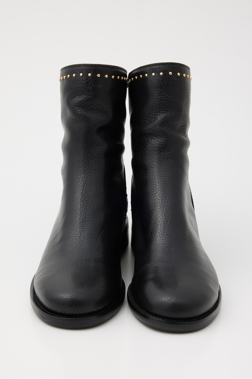 インボアスタッズミドルブーツ BLK 24.5cm