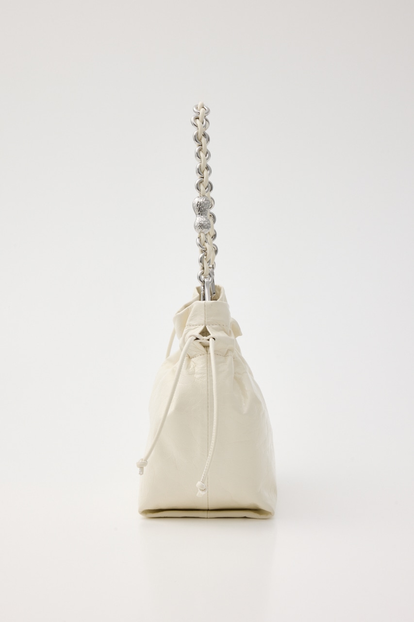 ミニマルバケットバッグ WHT FREE