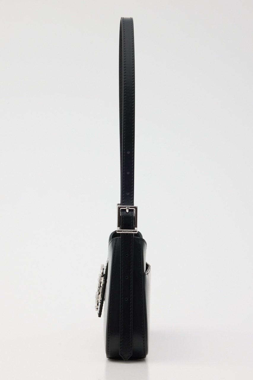 クリスタルハンドバッグ BLK FREE