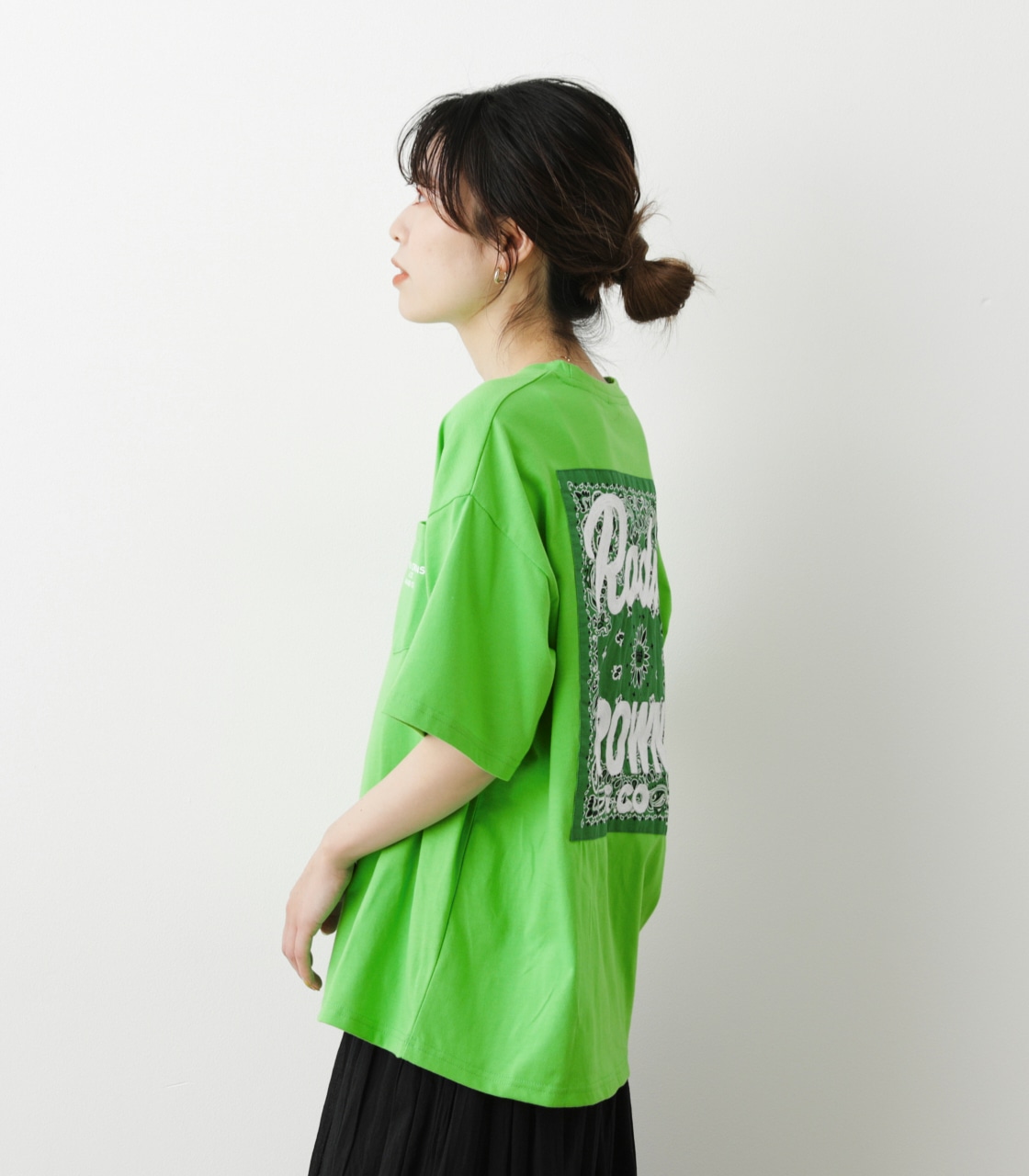 RODEO CROWNS WIDE BOWL | COLORS BANDANA ビッグTシャツ (Tシャツ 