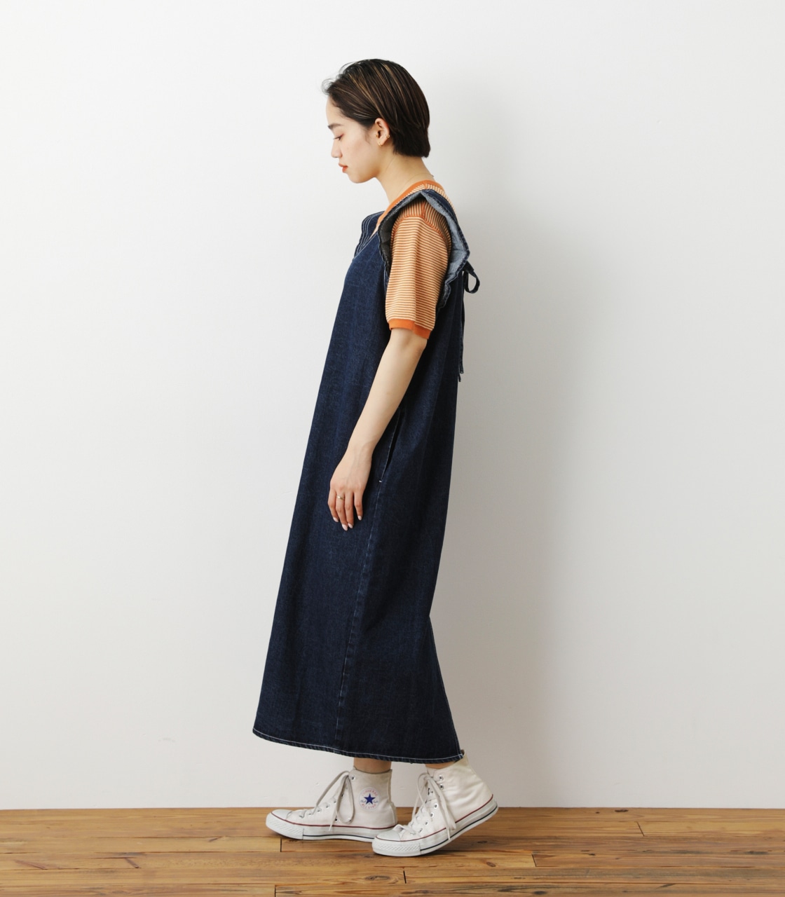 デニムフリルワンピース Free Blk ワンピース ミニ ミディアム バロックジャパンリミテッド 公式通販サイト Shel Tter Web Store シェルターウェブストア