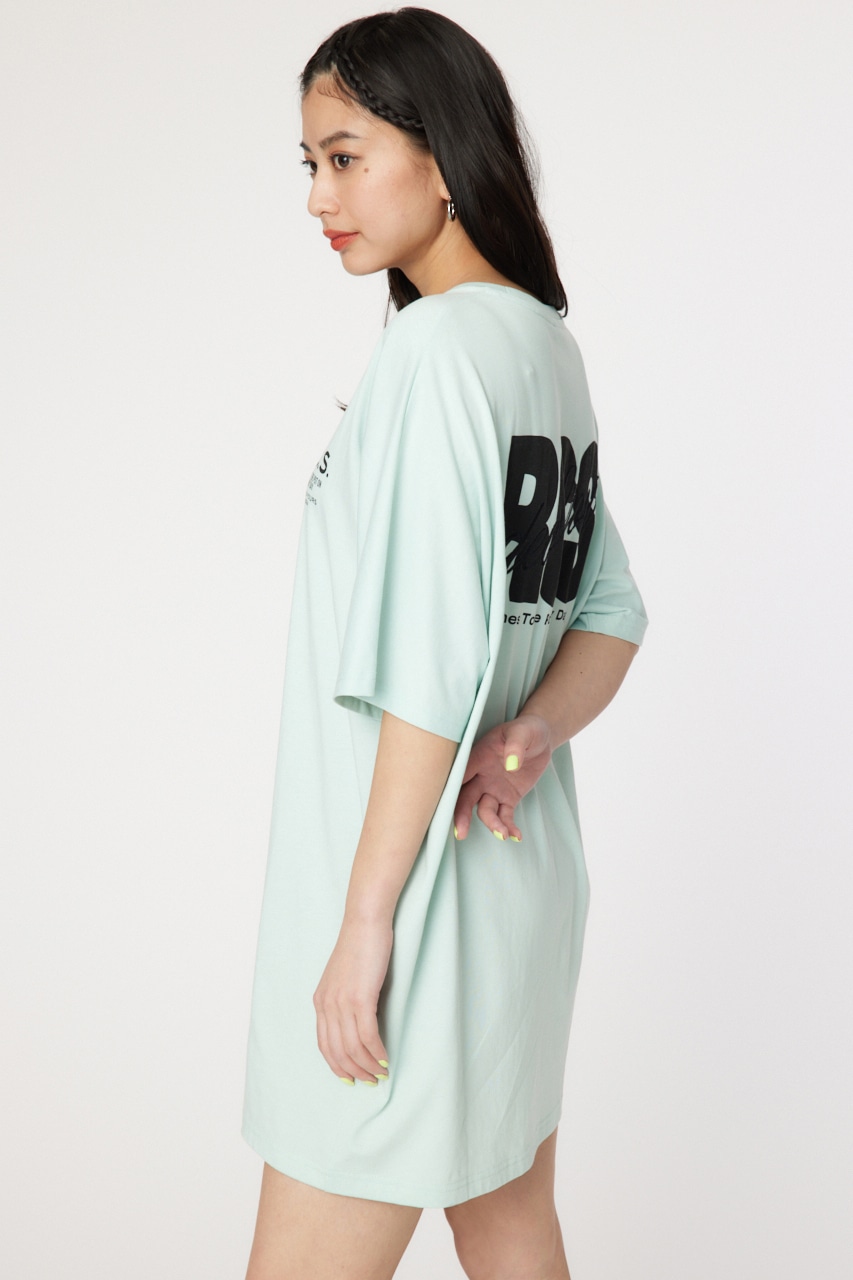 RODEO CROWNS WIDE BOWL - ブラックです★ChampionルーズTワンピース★お尻の隠れる着丈(*^^*)♪ RODEO CROWNS WIDE BOWL | エンブロロゴTワンピース (ワンピース