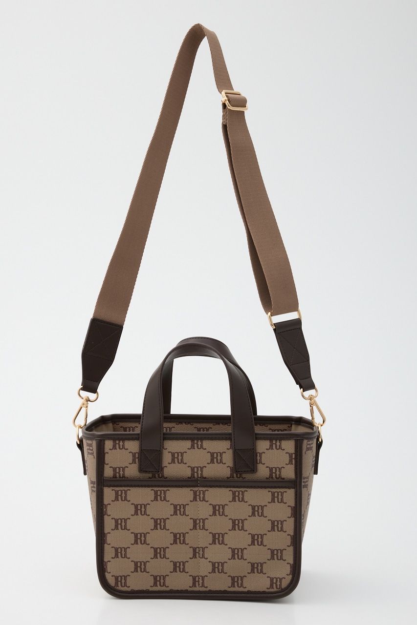 クラシック2WAYトート 柄BRN FREE