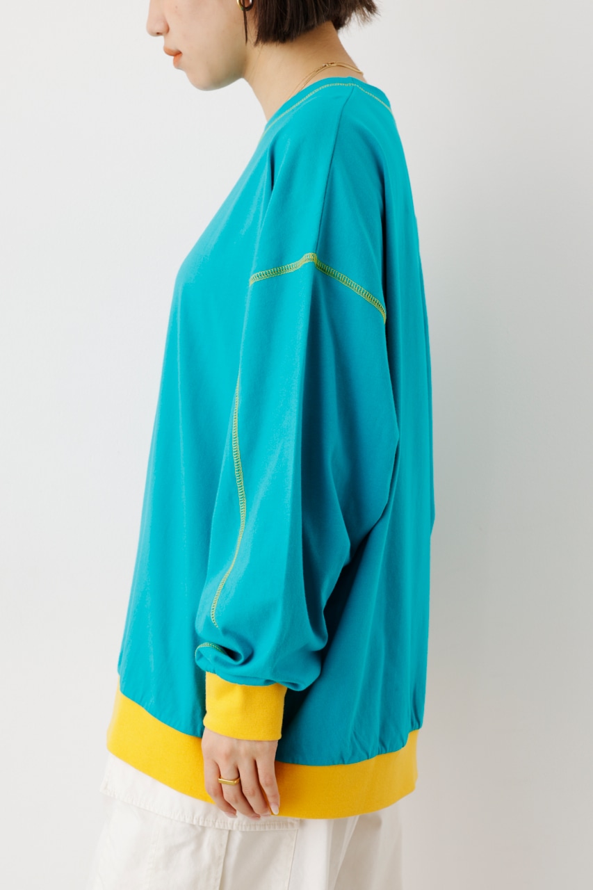 【一部店舗・WEB限定】Color ステッチL/S Tシャツ TQ FREE