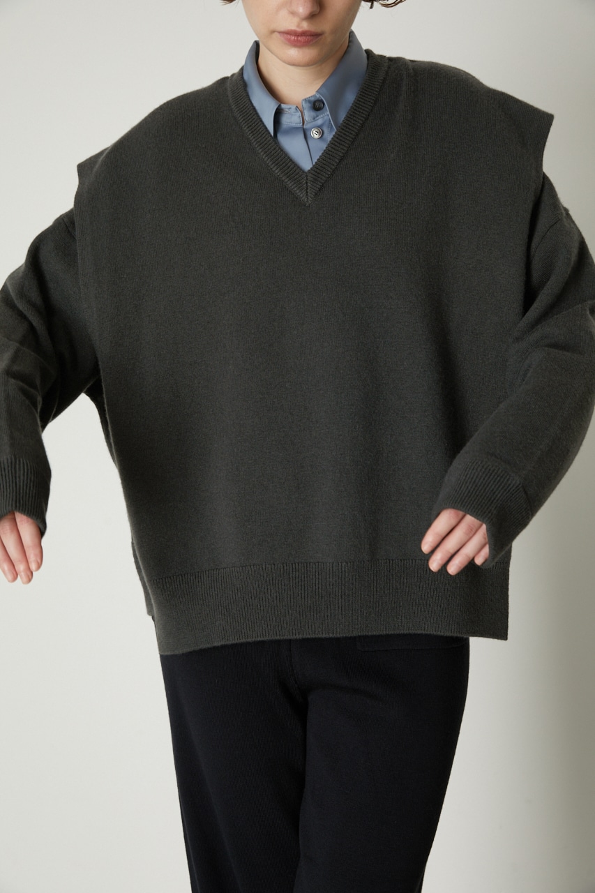 RIM.ARK   Cloak style knit tops ニット   SHEL'TTER WEBSTORE