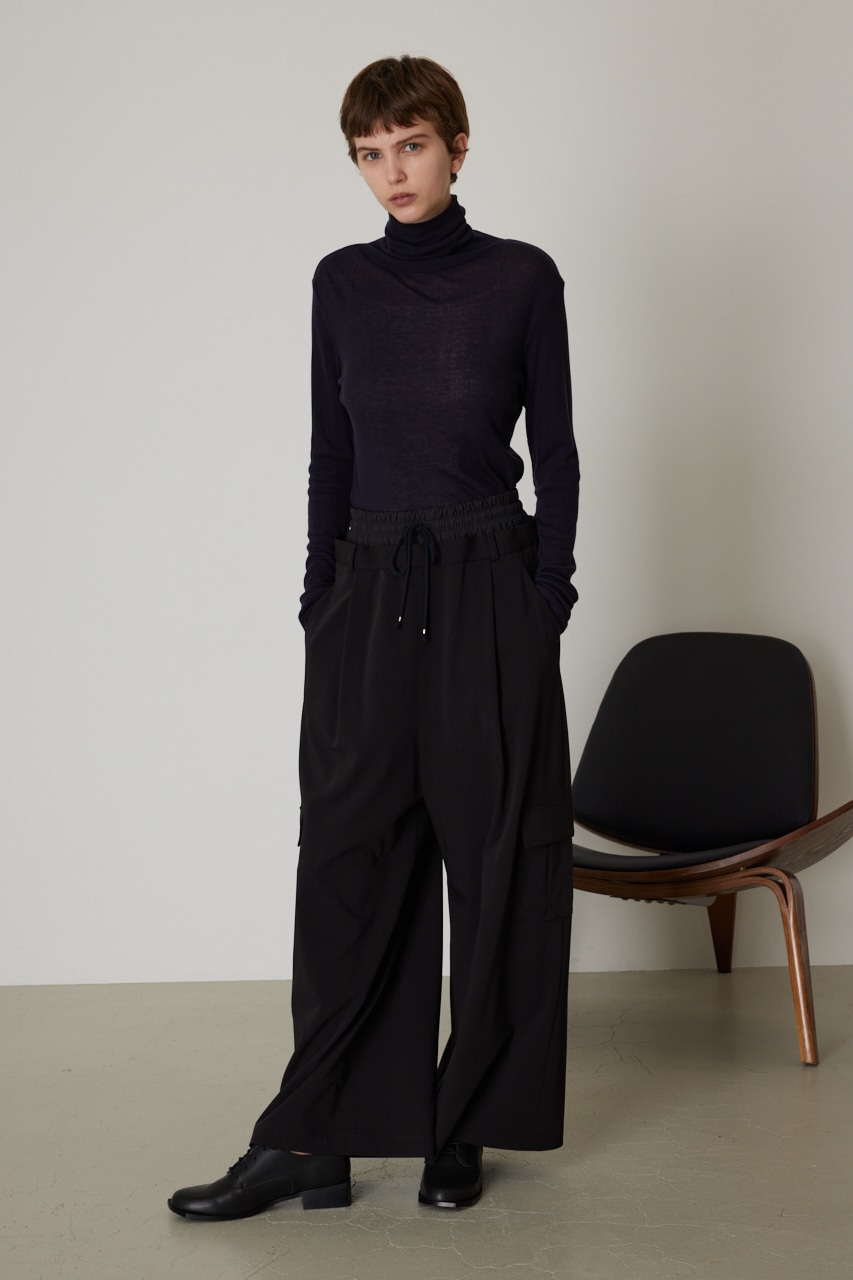 Standard turtleneck cut tops D/NVY FREE