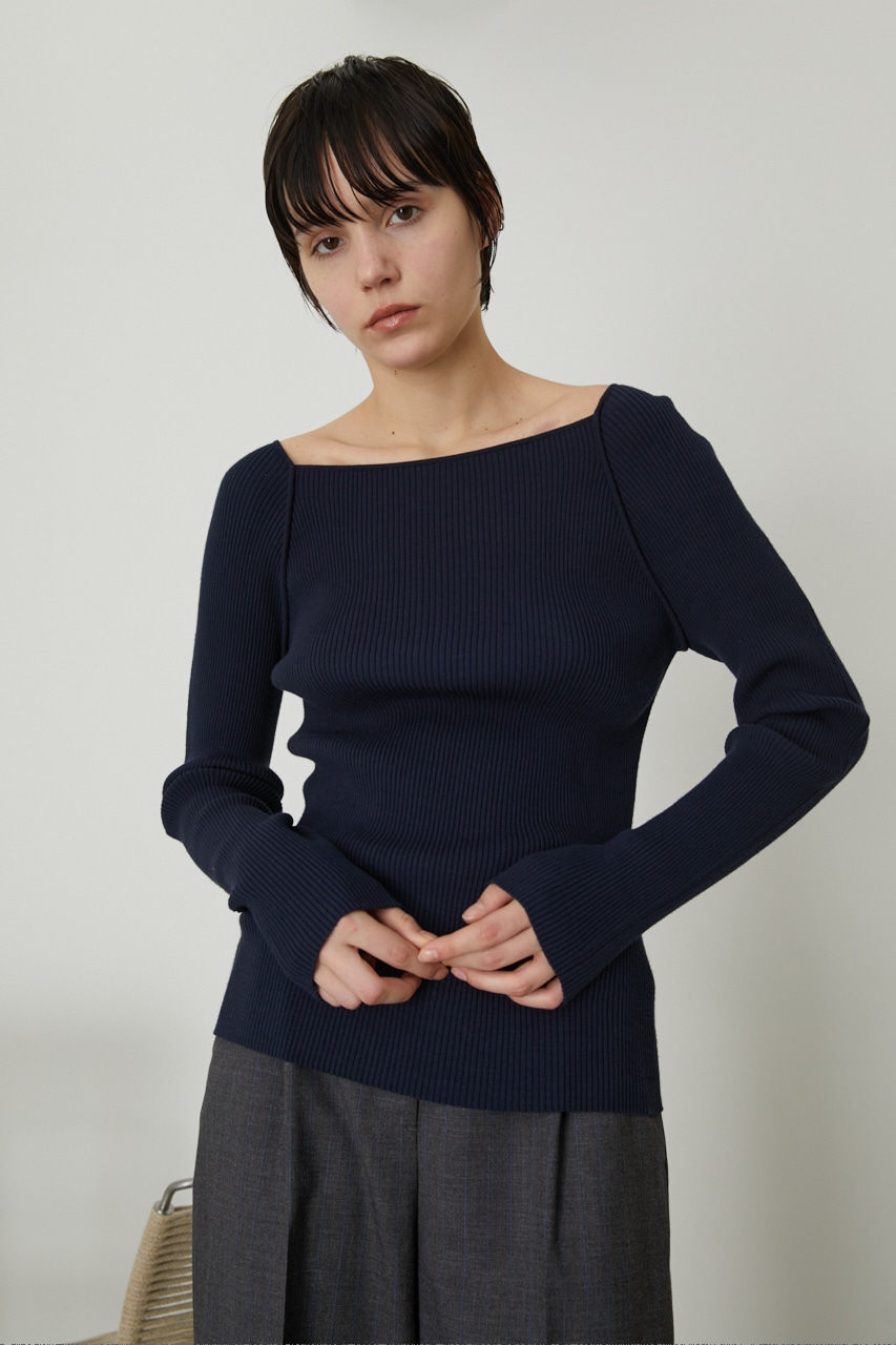 RIM.ARK | Noble slim knit tops (ニット ) |SHEL'TTER WEBSTORE