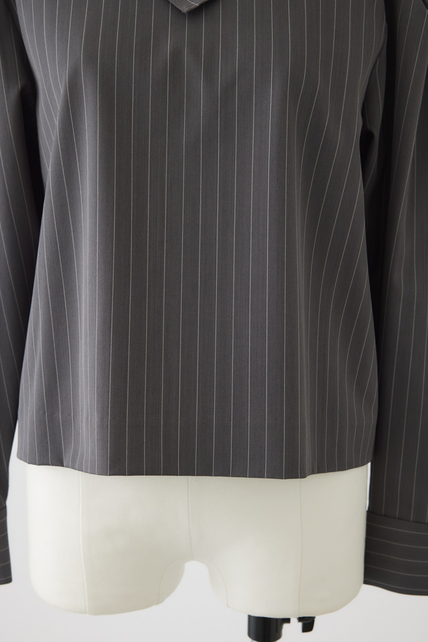 【LIMITED SALE】Shoulder volume scarf set GRY FREE