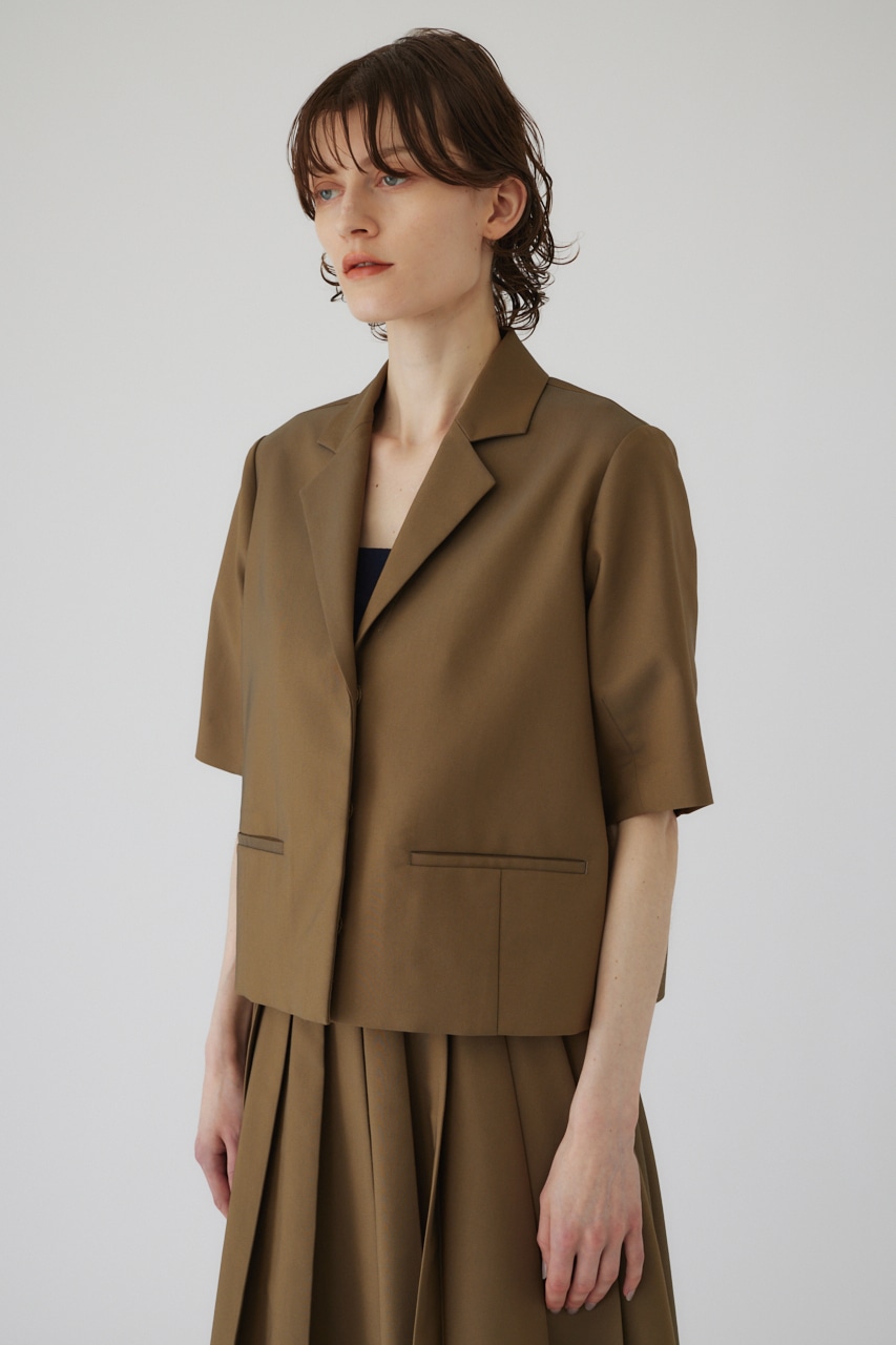 7/3- order start Lapel collar short JK L/BRN FREE