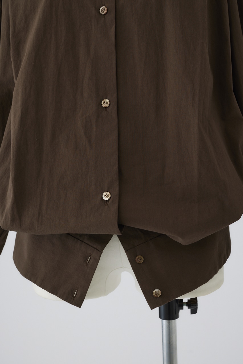 【LIMITED SALE】Oversized cocoon SH BRN FREE