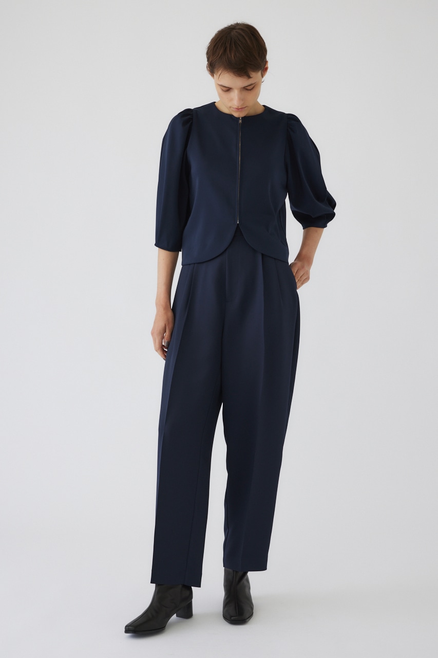 【LIMITED SALE】Volume sleeve short JK NVY FREE