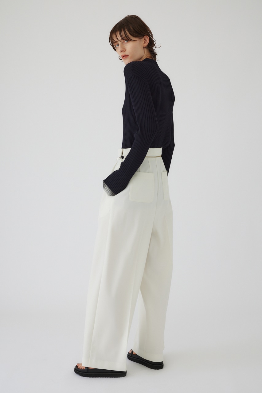 Waist zip PT O/WHT 38