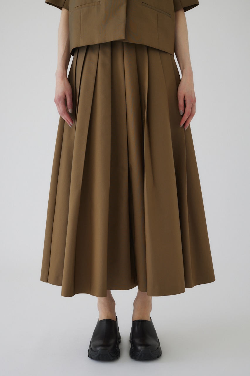 Volume pleats SK L/BRN 38