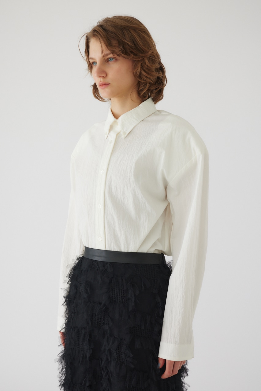 【LIMITED SALE】Power shoulder SH WHT FREE