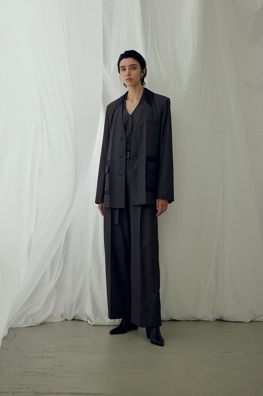 RIM.ARK | Belt set stripe PT (PANTS ) |RIM.ARK ONLINE STORE 