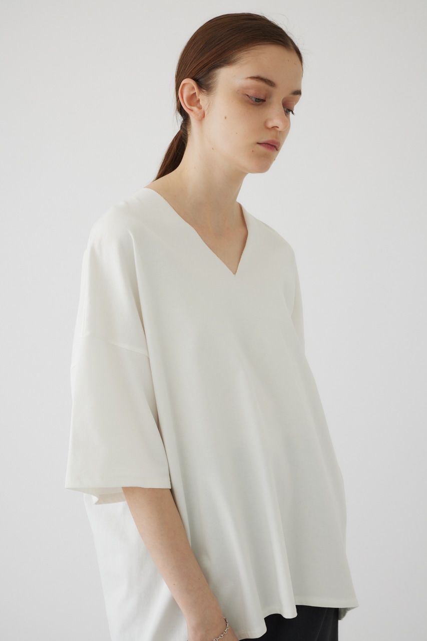 Oversized round T/SH WHT FREE