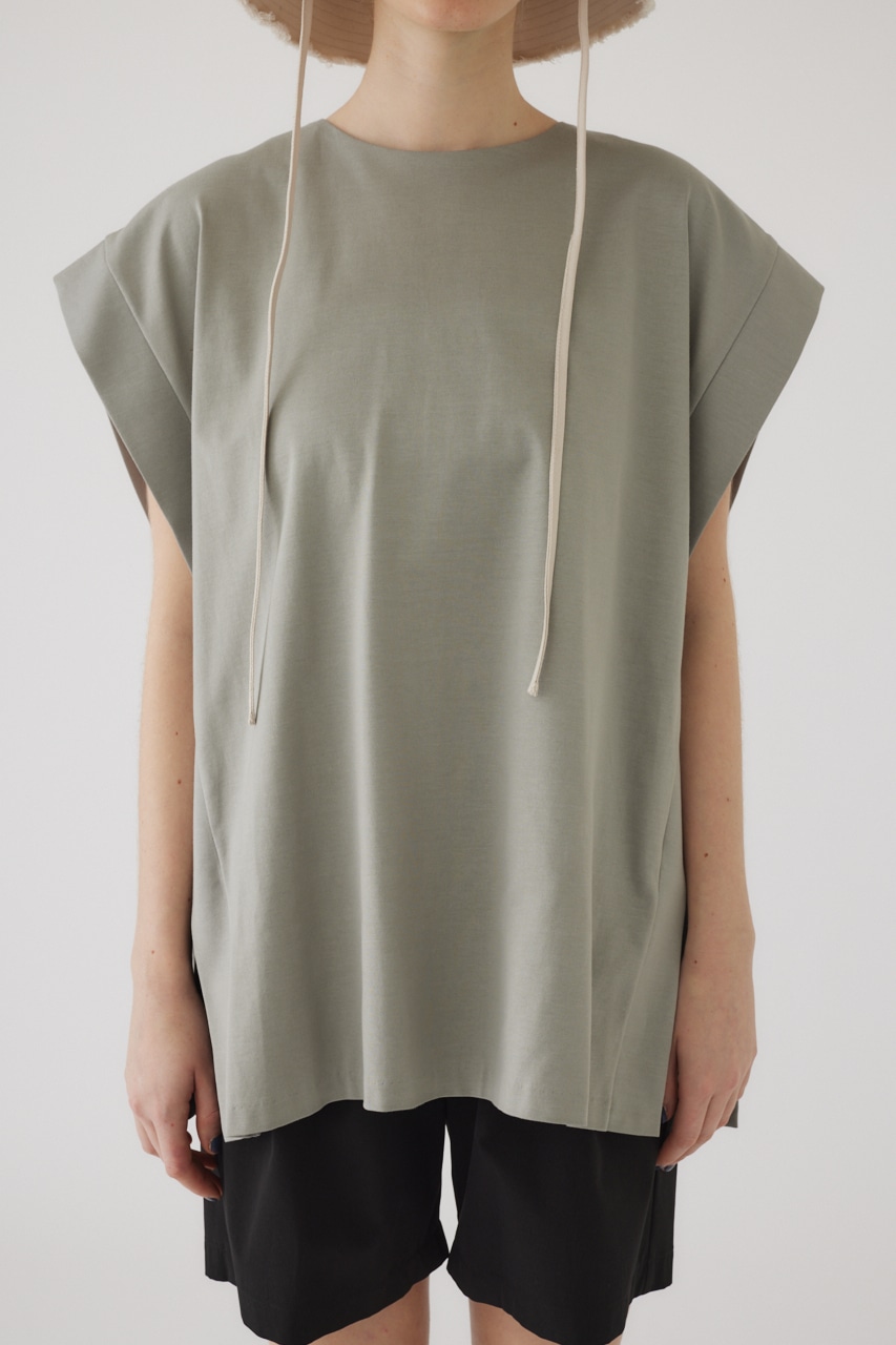 2way style big cut tops L/GRY FREE