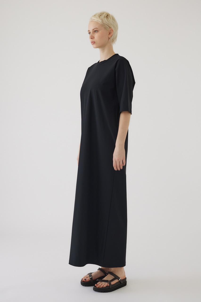 4/17- order start Cool tricot maxi dress BLK 38